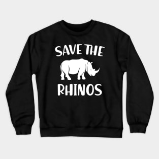 Rhino - Save the rhinos Crewneck Sweatshirt